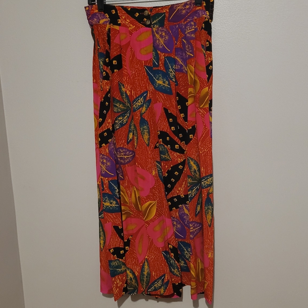 Vintage Silk Palazzo Pants